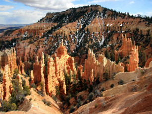 Картинка природа горы boat mesa bryce canyon national park utah usa