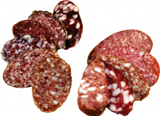 Картинка еда колбасные изделия колбаса кусочки