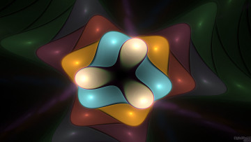 Картинка 3д графика fractal фракталы узор фон цвета