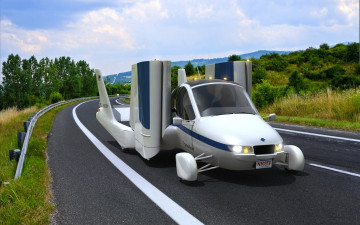 Картинка автомобили 3д transition flying car terrafugia