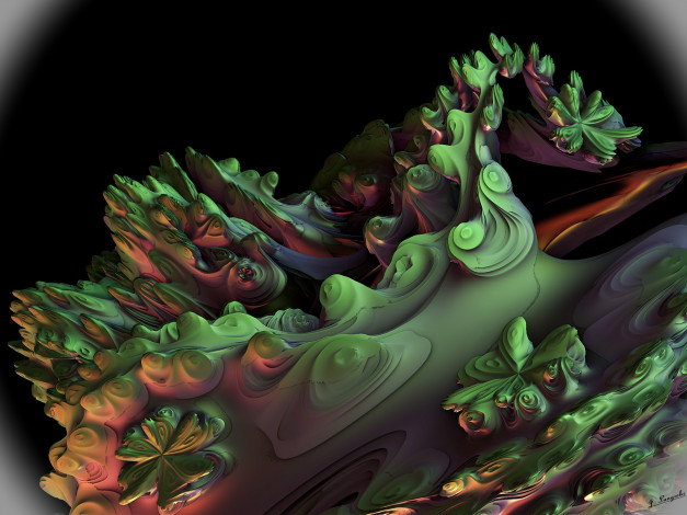 Обои картинки фото 3д, графика, fractal, фракталы, узор, фон, цвета