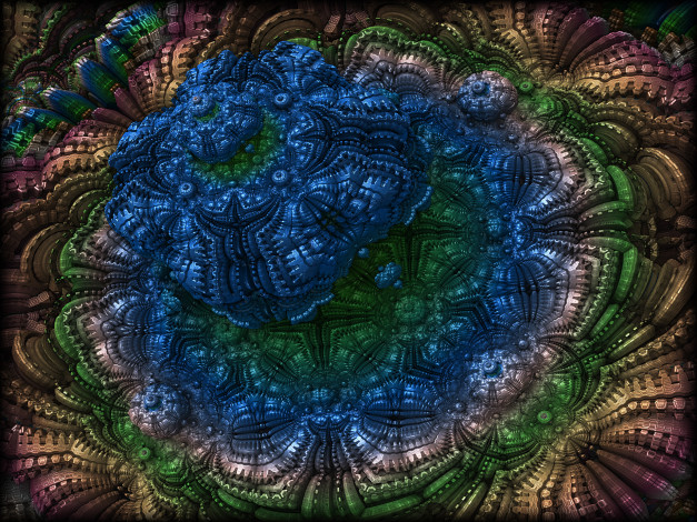 Обои картинки фото 3д, графика, fractal, фракталы, узор, фон, цвета