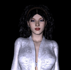 Картинка 3д графика people люди девушка