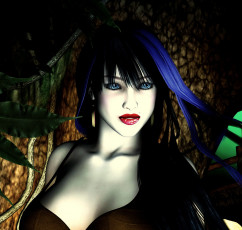 Картинка 3д графика people люди взгляд девушка