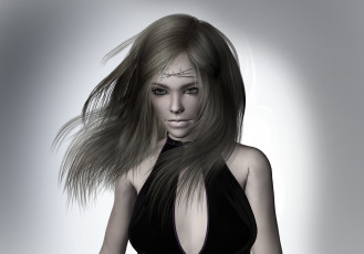 Картинка 3д графика people люди девущка