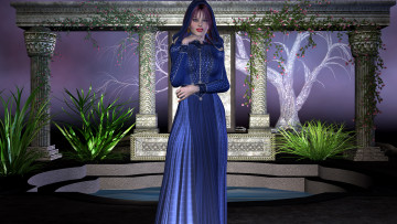 Картинка 3д графика people люди девушка