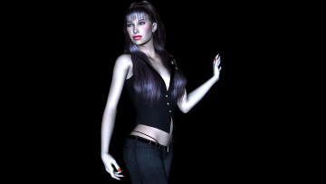 Картинка 3д графика people люди девушка