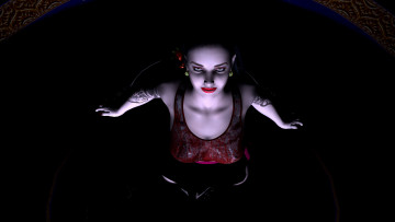 Картинка 3д графика people люди девушка