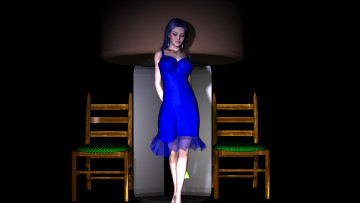 Картинка 3д графика people люди девушка