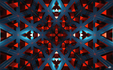 Картинка 3д графика fractal фракталы цвет фон