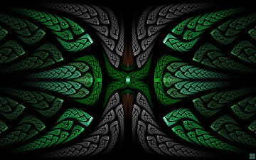 Картинка 3д графика fractal фракталы цвет фон