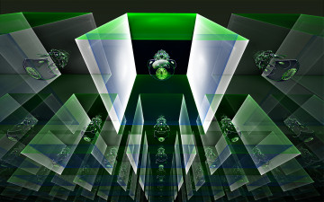 Картинка 3д графика fractal фракталы фон цвет