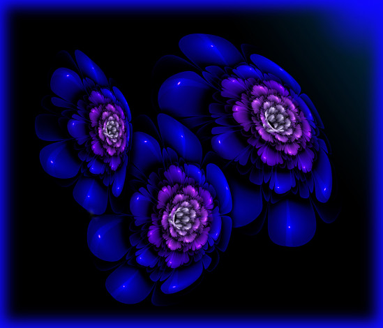 Обои картинки фото 3d, 3д, графика, flowers, цветы, киберцветы, art