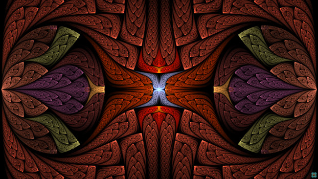 Обои картинки фото 3д, графика, fractal, фракталы, цвет, фон