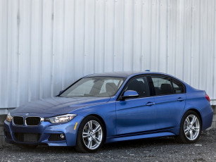 обоя автомобили, bmw, us-spec, m, package, синий, 2013г, f30, sedan, 328d, sport