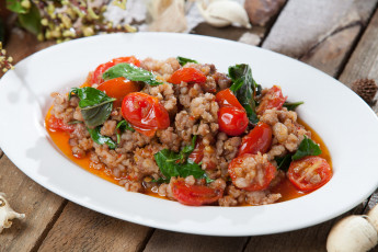 Картинка еда вторые+блюда второе блюдо зелень помидоры