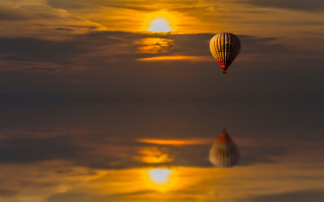 Картинка авиация воздушные+шары спорт полет