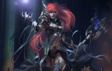 Картинка фэнтези девушки девушка доспех