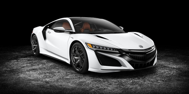 Обои картинки фото acura nsx brandon turkus concept 2017, автомобили, acura, белая, 2017, concept, nsx, brandon, turkus