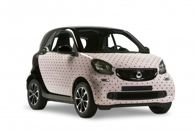 Обои картинки фото автомобили, smart, italia, by, garage, pinstripe, fortwo, 2016г, c453, customs