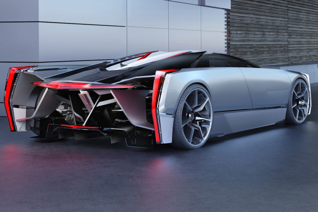 Обои картинки фото cadillac estill concept 2013, автомобили, cadillac, трасса, supercar, 2013, concept, estill