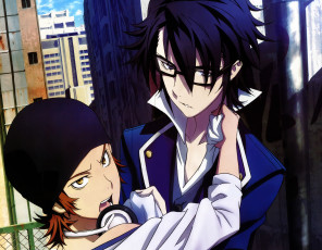 Картинка аниме k+project сарухико фушими Ята мисаки