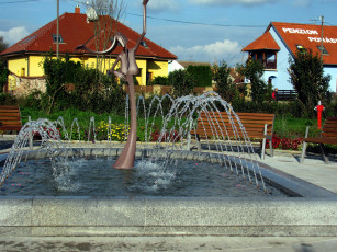 Картинка города -+фонтаны скульптура