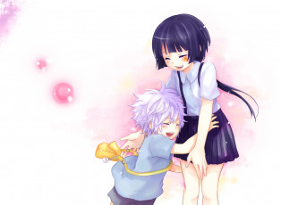 Картинка аниме katekyo+hitman+reborn бьякуран небо дети