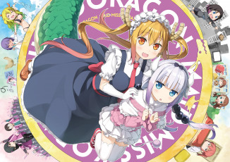 Картинка аниме kobayashi-san+chi+no+maid+dragon kobayashi-san chi no maid dragon