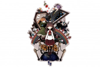 Картинка аниме ib двое иб