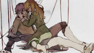 Картинка аниме ib двое