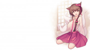 Картинка аниме животные +существа ahri