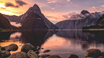 Картинка природа реки озера горы озеро