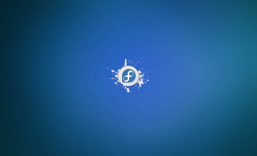 Картинка компьютеры fedora фон логотип