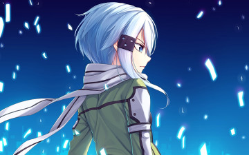 Картинка аниме sword+art+online фон девушка взгляд