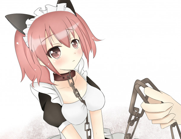 Обои картинки фото аниме, inu x boku ss, девочка