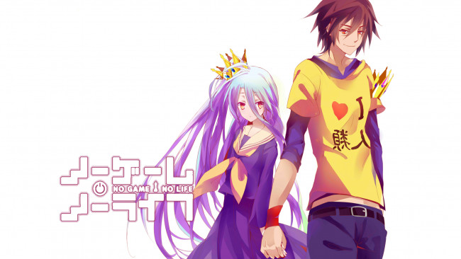 Обои картинки фото аниме, no game no life, фон, взгляд, девушка