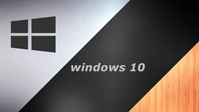 Обои картинки фото компьютеры, windows  10, логотип, фон