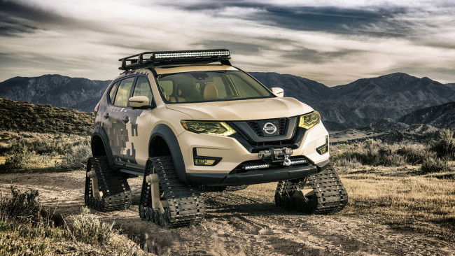 Обои картинки фото nissan rogue trail warrior concept 2017, автомобили, nissan, datsun, 2017, concept, warrior, trail, rogue