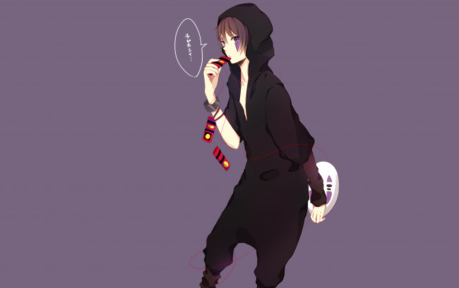 Обои картинки фото аниме, spirited away, парень, безликий