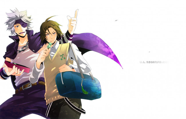 Обои картинки фото аниме, sengoku basara, парни