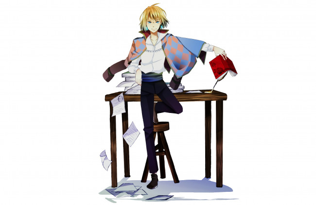 Обои картинки фото аниме, howl`s moving castle, хаул