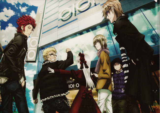 Обои картинки фото аниме, k project, проект, кей