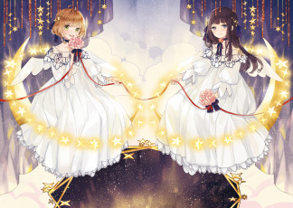 Картинка аниме card+captor+sakura kinomoto sakura daidouji tomoyo card captor kyang692