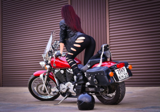 Картинка мотоциклы мото+с+девушкой девушки