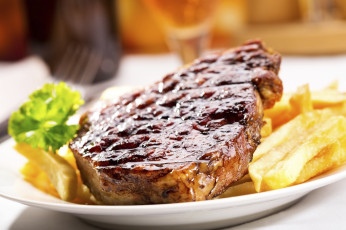 Картинка еда мясные+блюда отбивная