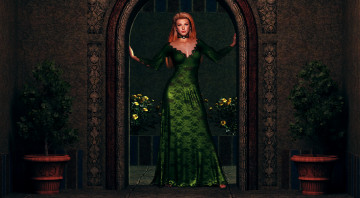 Картинка 3д+графика люди+ people девушка фон взгляд