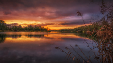 Картинка природа восходы закаты простор