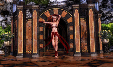 Картинка 3д+графика фантазия+ fantasy фон взгляд девушка