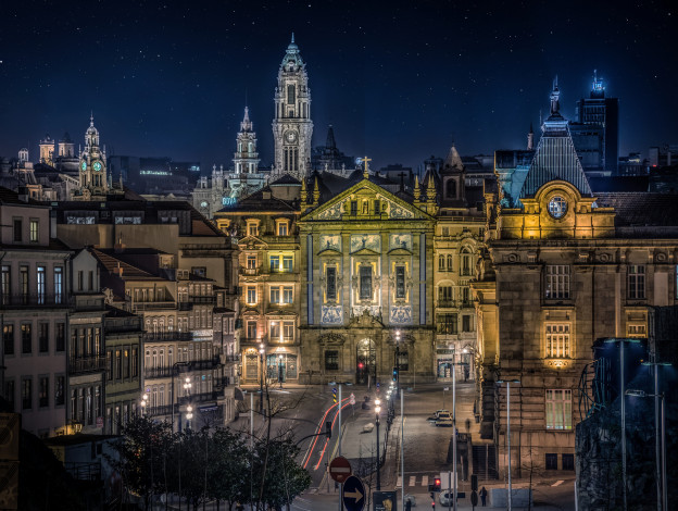 Обои картинки фото jewelled porto, города, порту , португалия, простор